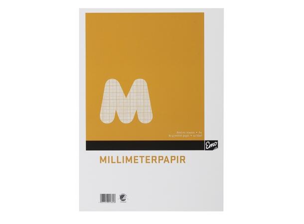 Millimeterpapir A4 80 gram 50 blad 